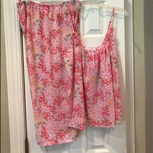 🔥⭐️Oscar De La Renta floral PJ